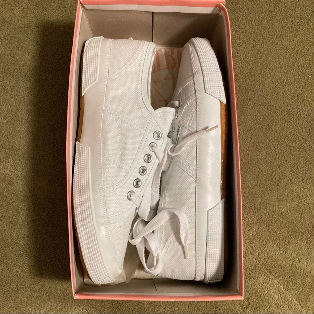 NIB Vintage Sam & Libby Jackie Canvas Shoes Sneakers Size 7.5 - Picture 2 of 13